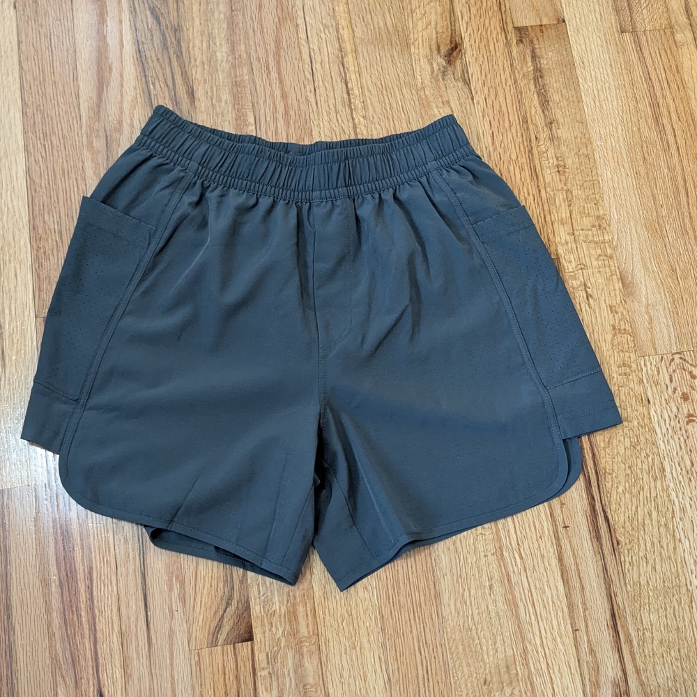 Black Athletic Shorts Lightweight Performance